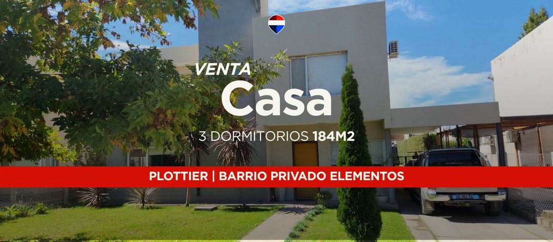 CASA EN VENTA | 3 DORM | ELEMENTOS I