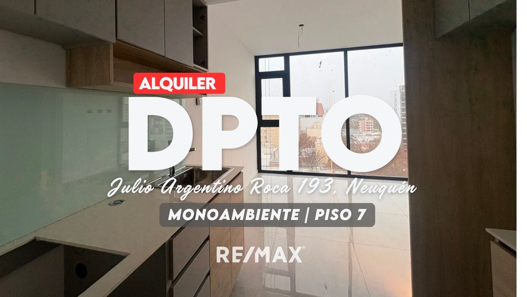 ALQUILER DEPARTAMENTO MONOAMBIENTE