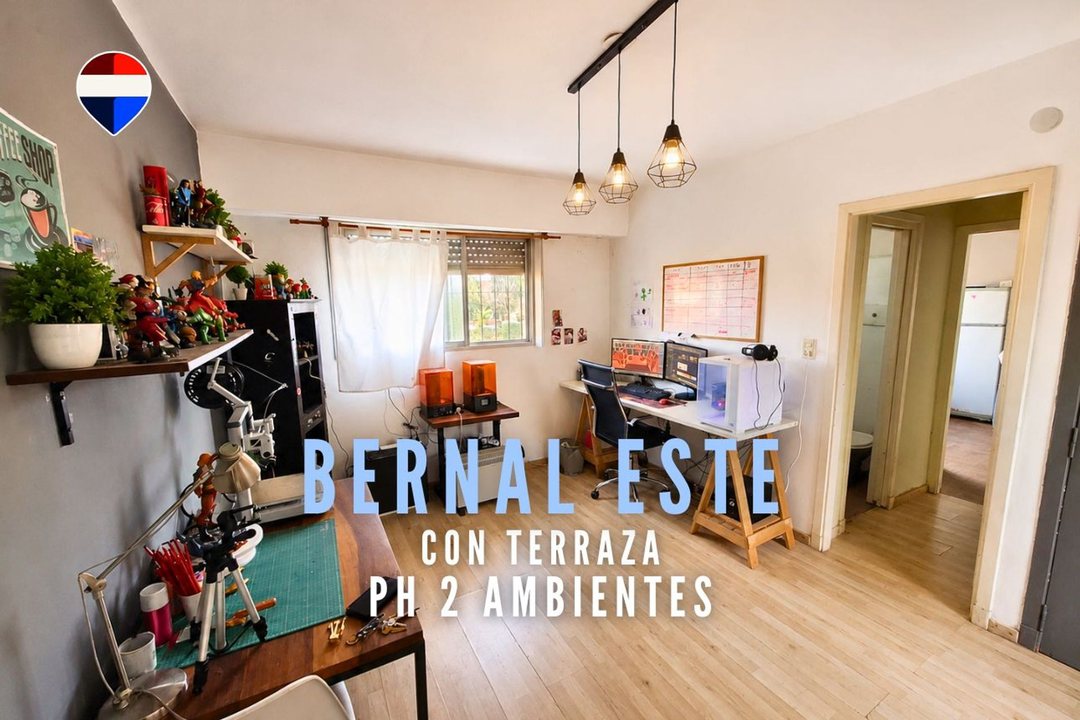 VENTA PH 2 AMB CON TERRAZA BERNAL ESTE