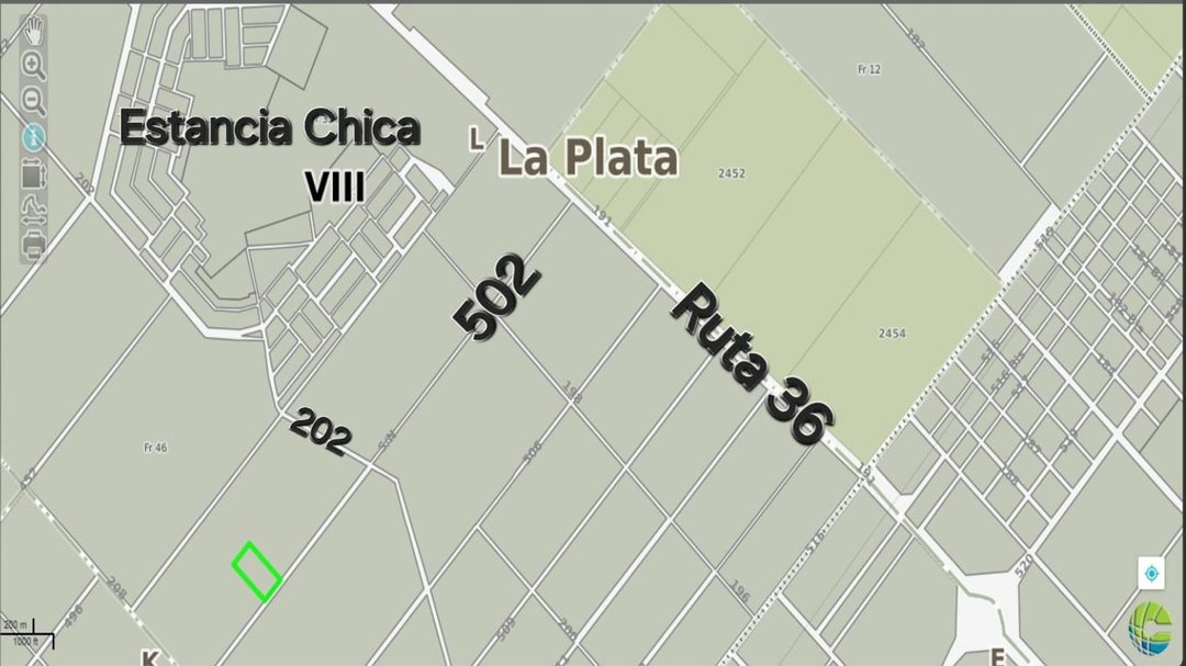 CAMPO/ LOTE DE 18.500M2 502 e/ 202 y 208-ABASTO