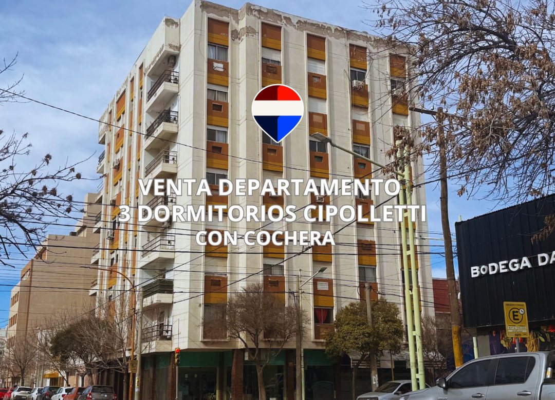 VENTA DEPARTAMENTO 3 DORMITORIOS C/COCHERA