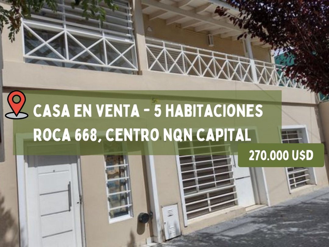 VENTA CASA CENTRICA NEUQUEN CAPITAL