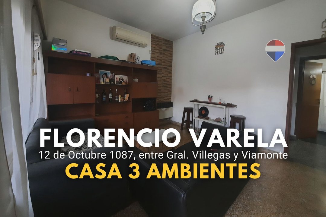 Venta Casa 3 amb garage, Florencio Varela