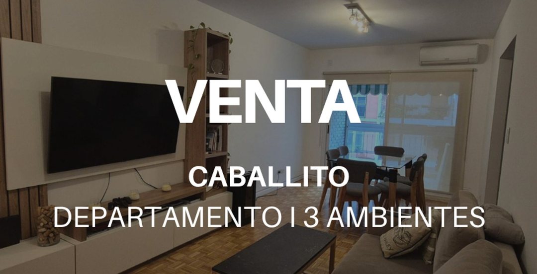 VENTA DEPARTAMENTO 3 AMBIENTES RECICLADO