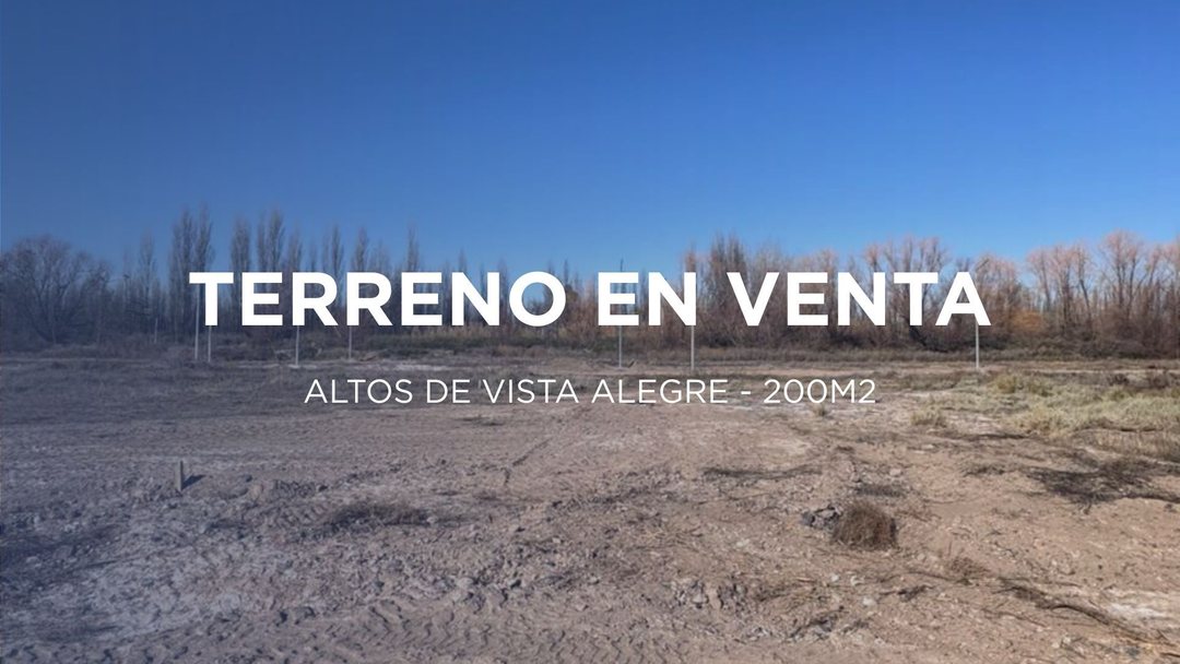TERRENO EN VENTA EN ALTOS DE VISTA ALEGRE