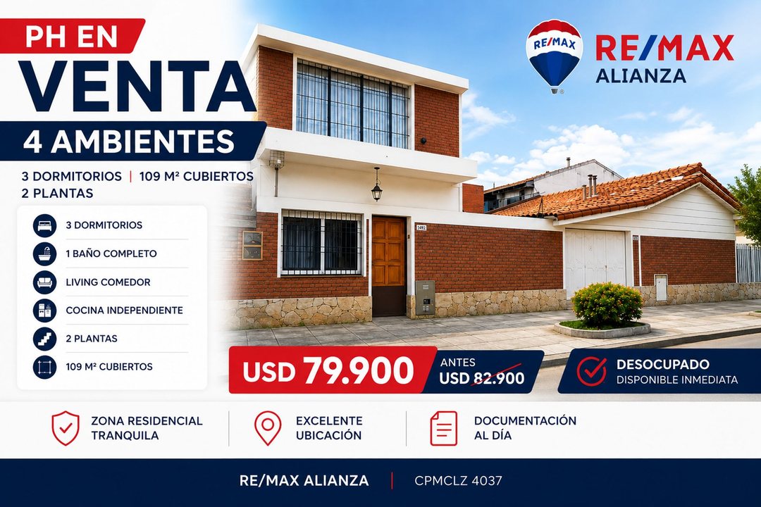 PH EN VENTA EN LOMAS DEL MIRADOR 3 DORMITORIOS