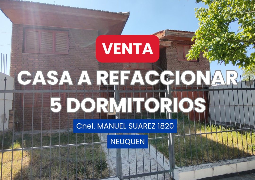 VENTA CASA 5 DORMITORIOS B° PROVINCIAS UNIDAS