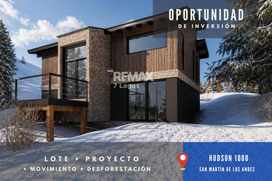 OPORTUNIDAD LOTE 1840 M2 + PROYECTO 140 M2