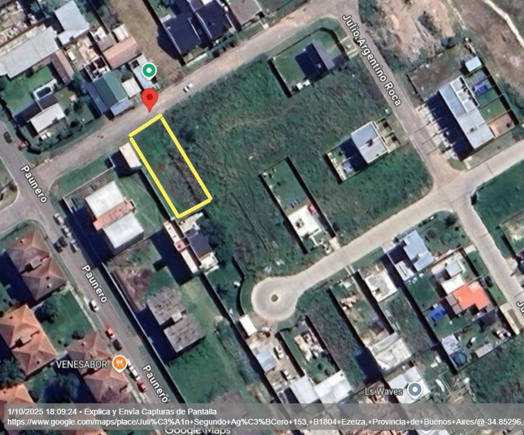 TERRENO EN VENTA EN EZEIZA