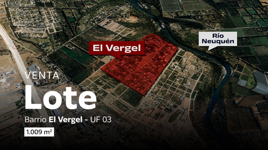 Venta Lote El Vergel UF 3 - 1.009m2