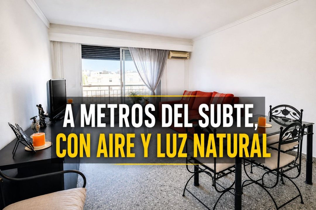 DEPARTAMENTO 3 AMBIENTES VENTA FLORES BALCON