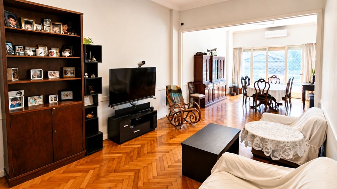 Venta,departamento 4 ambientes Barracas,Balcon