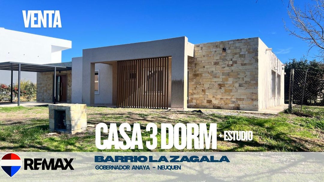 VENTA CASA 3 DORMITORIOS EN BARRIO LA ZAGALA