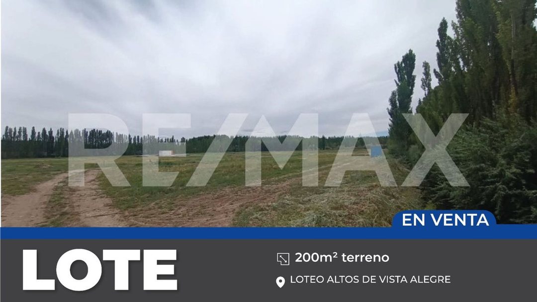 LOTES 200m2 EN VENTA ALTOS DE VISTA ALEGRE