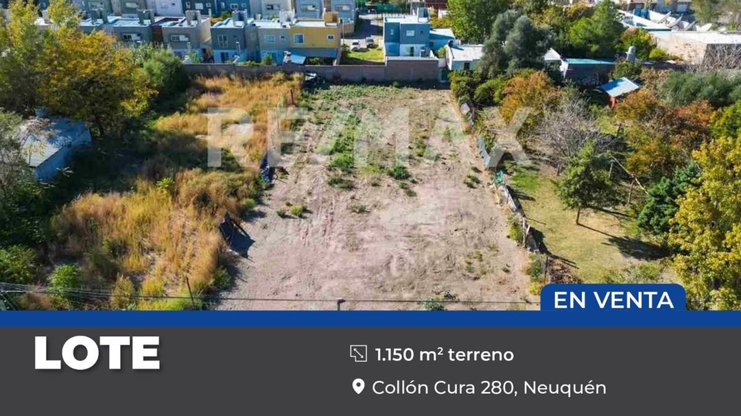 LOTE COMERCIAL APTO DESARROLLO COLLON CURA 200