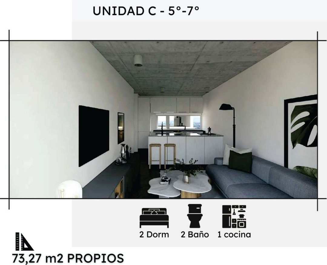 DEPARTAMENTO BARRIO CENTRO EN POZO "TORRE JARDIN"