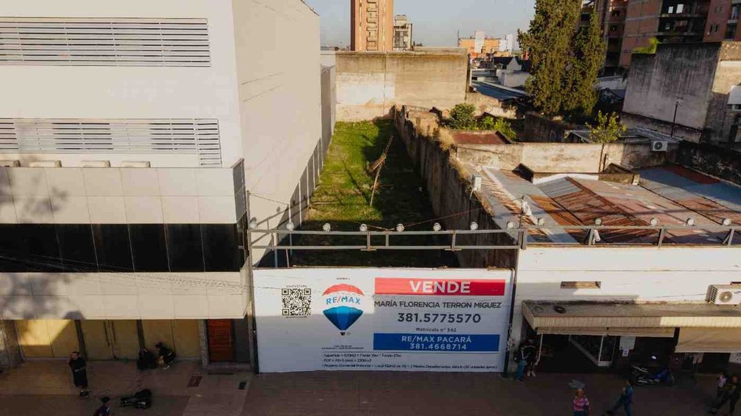 VENTA LOTE LIMPIO 670m2 PEATONAL CASA HISTORICA