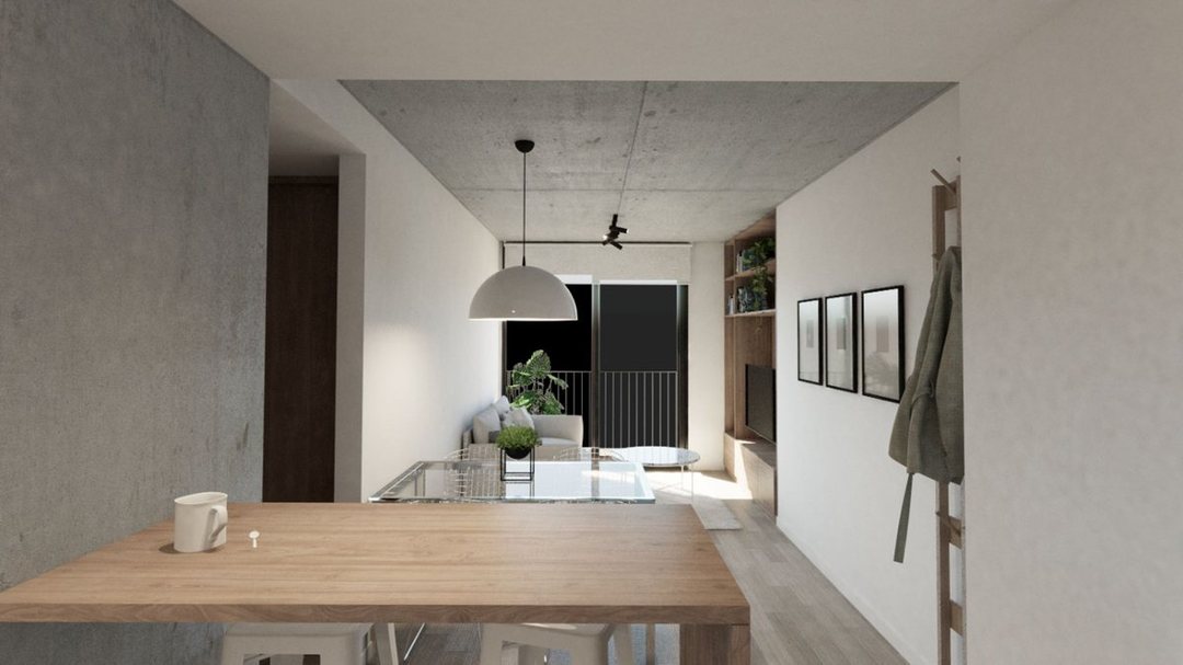 DEPARTAMENTO EN VENTA 1 DORMITORIO REP. LA SEXTA