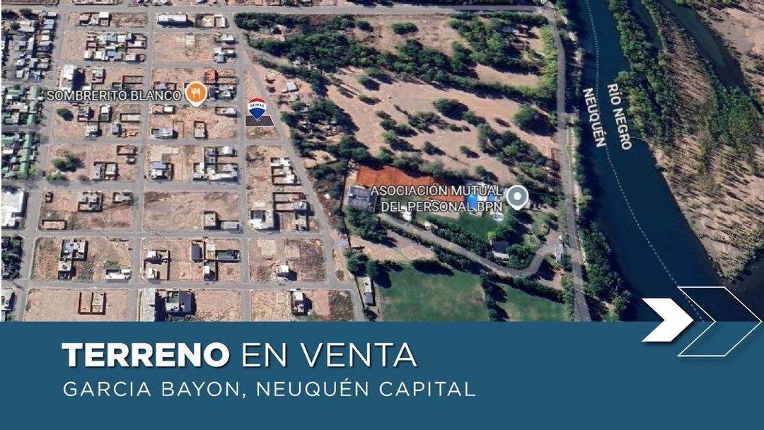 LOTE EN VENTA 379,57 M2 | GARCIA BAYON | NEUQUÉN