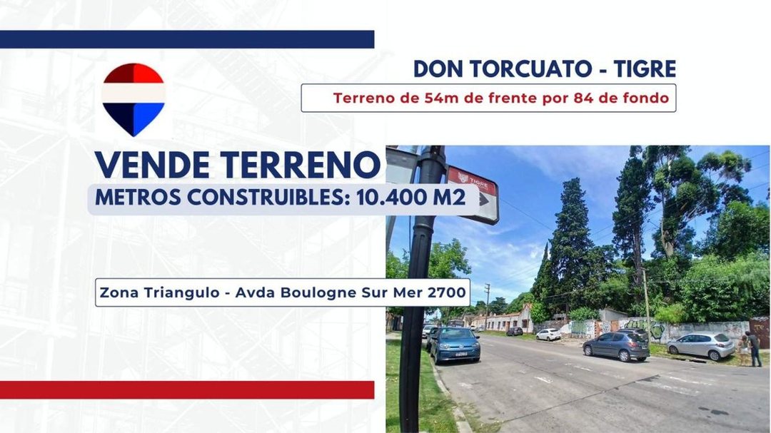Vende MacroLote de 4.157m² Don Torcuato 50m Paname