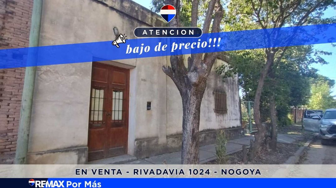 Casa y gran terreno en Nogoyá