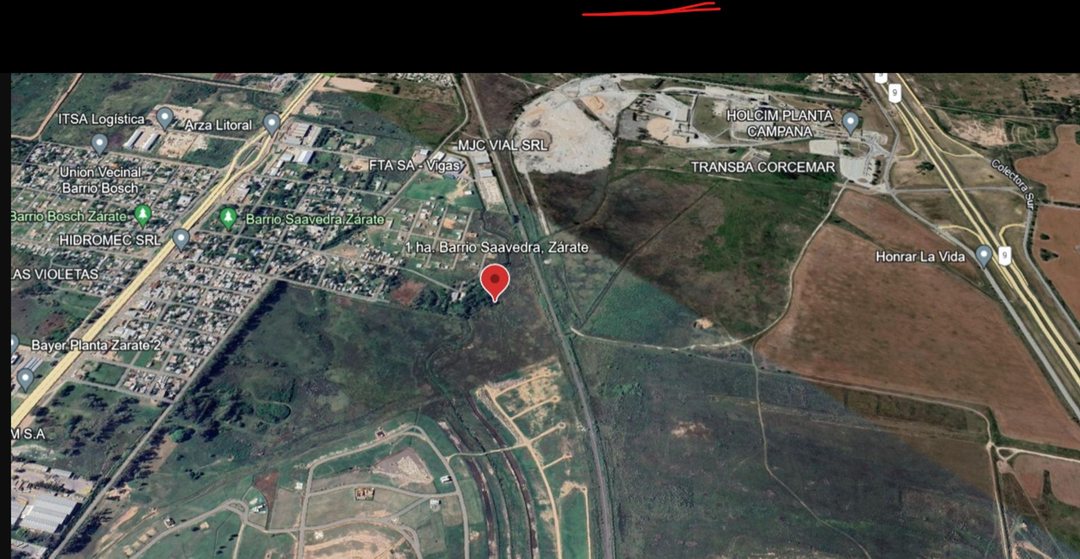 VENTA TERRENO HECTAREA BARRIO SAAVEDRA ZARATE