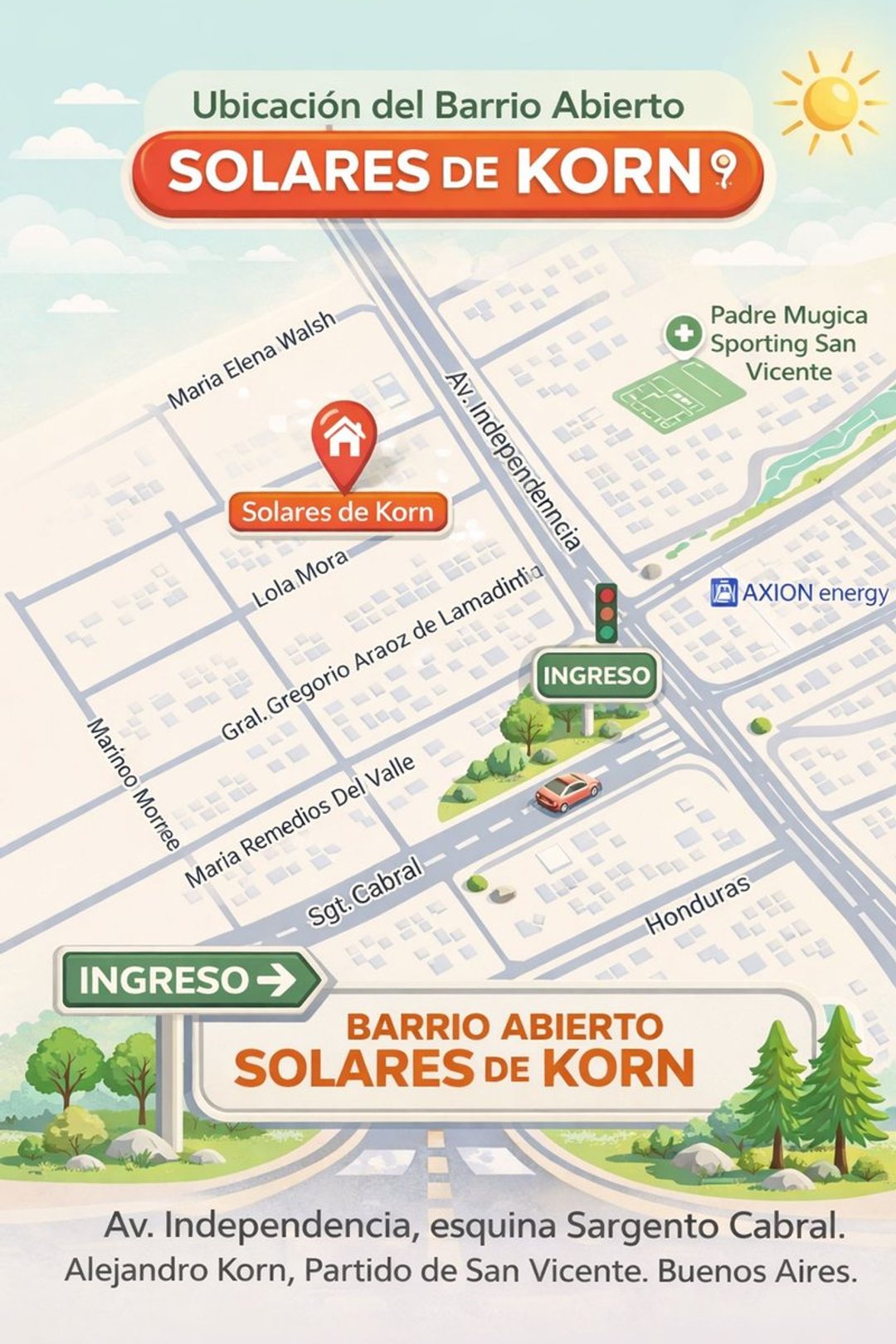 Venta lote en "Solares de Korn" 250 m2 s/ expensas