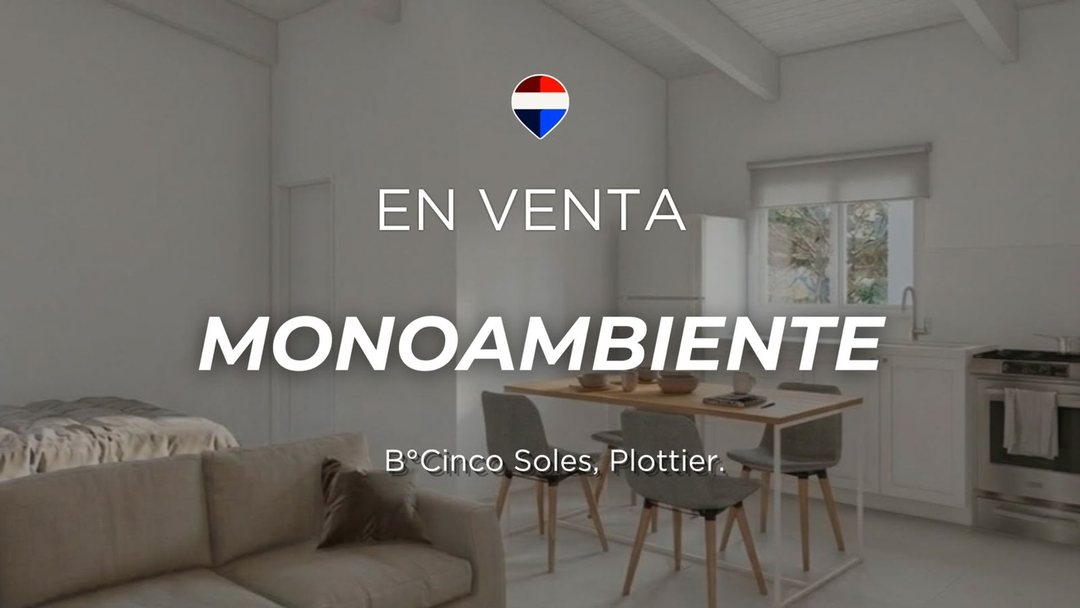VENTA MONOAMBIENTE BARRIO 5 SOLES PLOTTIER
