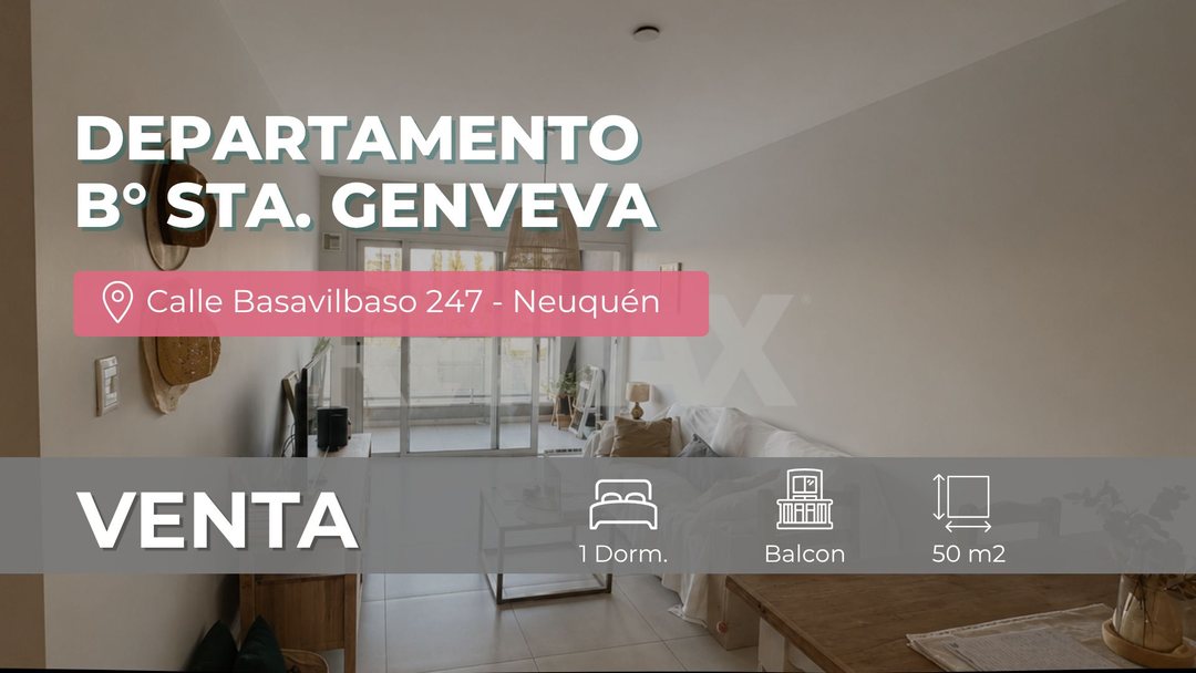 VENTA DEPTO 1 DOMRITORIO B° STA. GENOVEVA NQN