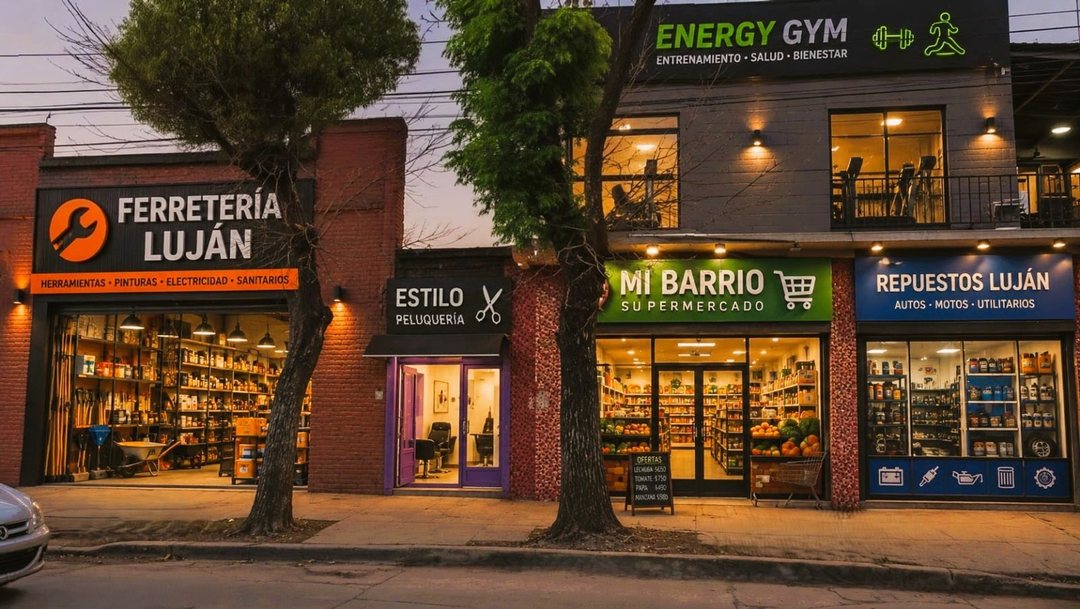 Venta casa y locales y galpón en bloque comercial