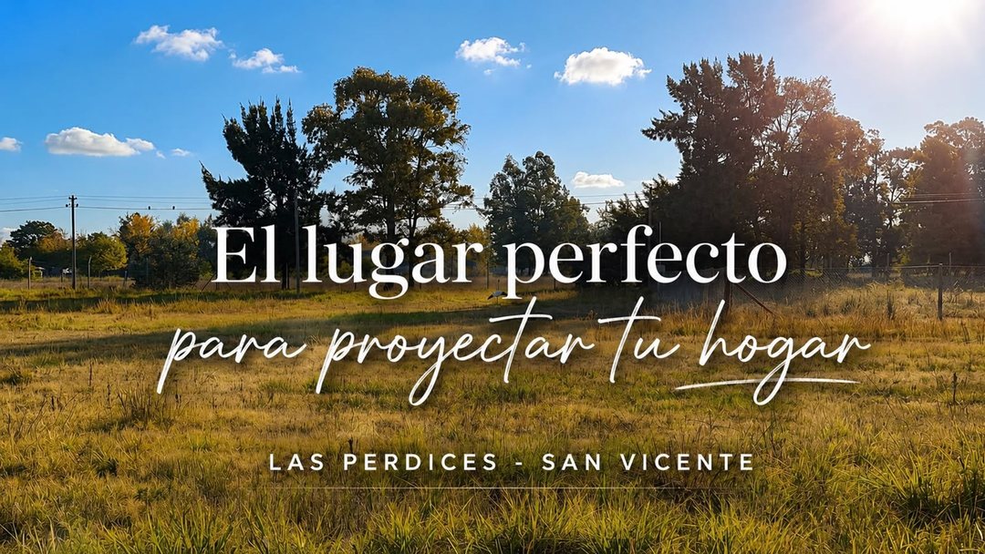 LOTE 850 M2 VENTA B. LAS PERDICES SAN VICENTE