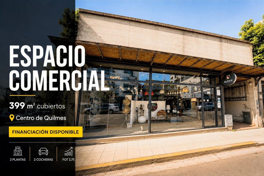 VENTA LOCAL COMERCIAL 399 m² | QUILMES CENTRO. CL