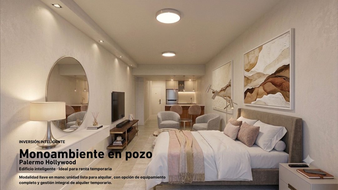 VENTA MONOAMBIENTE POZO PALERMO HOLLYWOOD MORE III