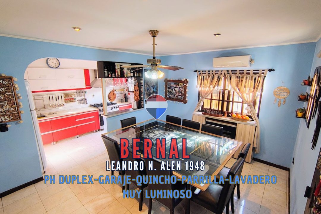 VENTA PH DUPLEX 3 AMB. BERNAL OESTE GARAJE QUINCHO