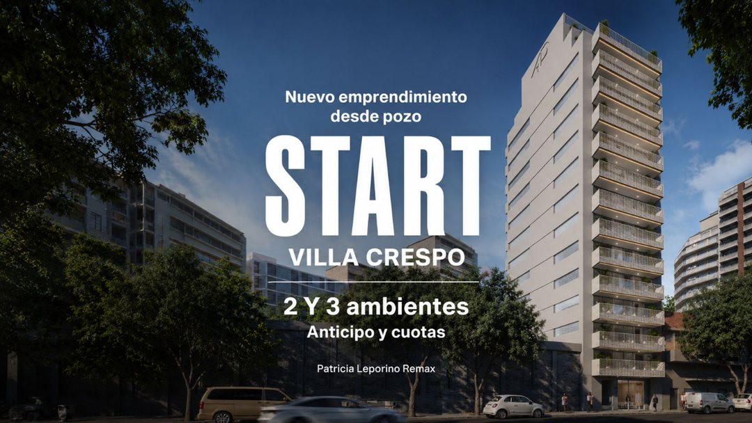 POZO VILLA CRESPO 3 AMBIENTES BALCON FINANCIACION