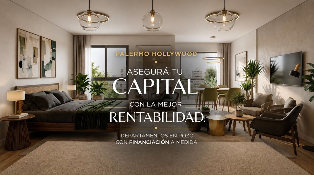 DEPARTAMENTO 1 AMB PALERMO HOLLYWOOD BALCON POZO