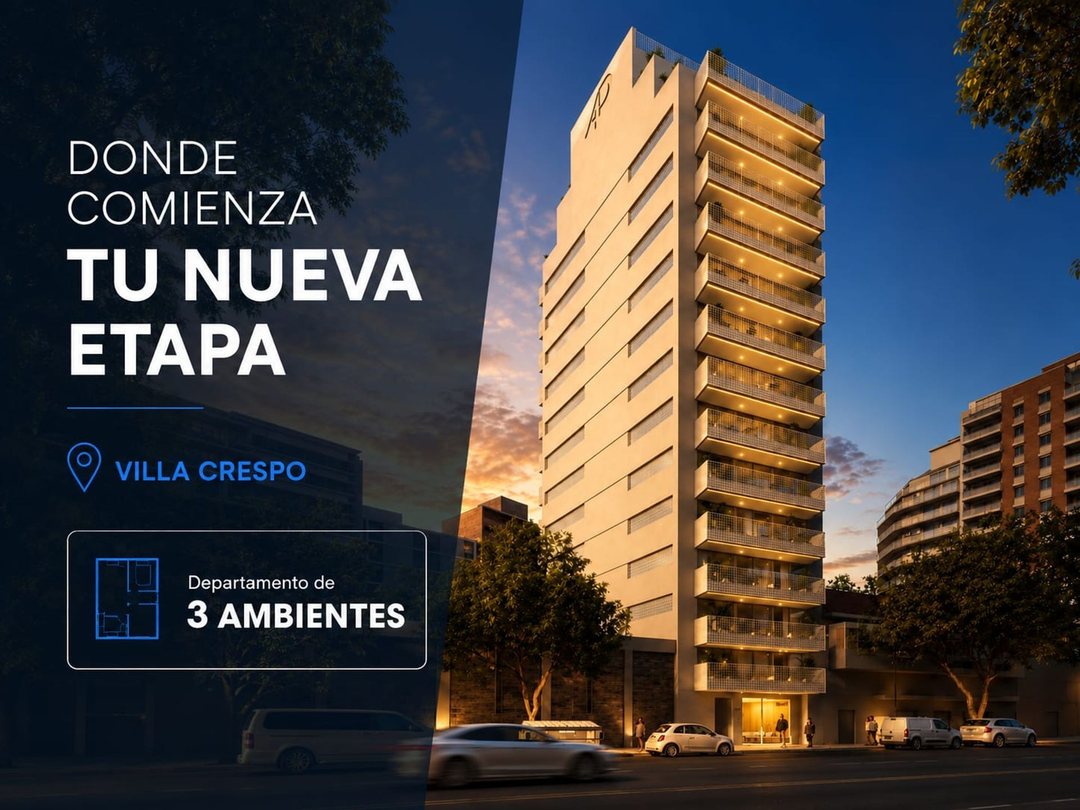 VENTA DEPARTAMENTO 3 AMBIENTES VILLA CRESPO BALCON