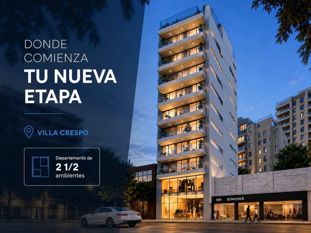 VENTA DEPARTAMENTO 2 AMBIENTES VILLA CRESPO BALCON