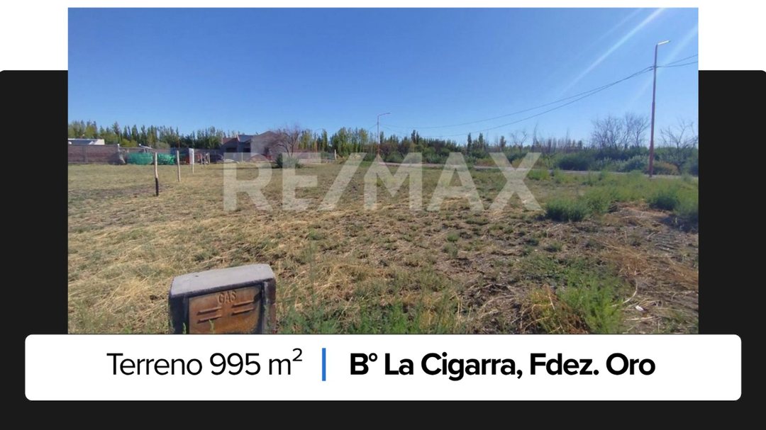 Terreno en Venta - B° La Cigarra - F. Oro