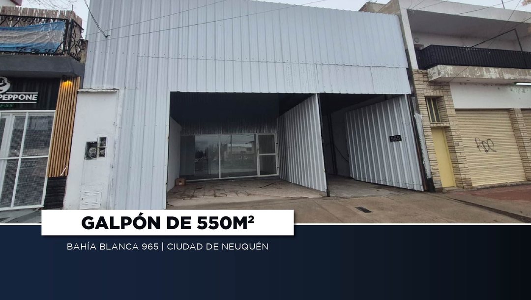 ALQUILER GALPÓN 550M2 | NEUQUÉN
