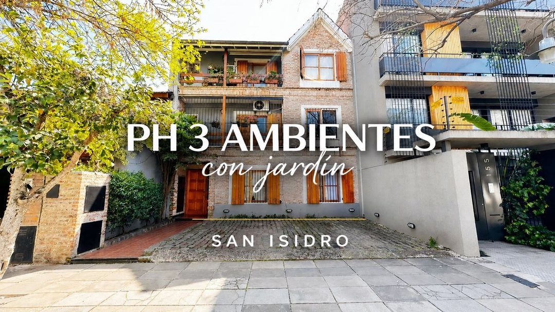 PH 3 AMBIENTES VENTA SAN ISIDRO JARDIN UBICACION