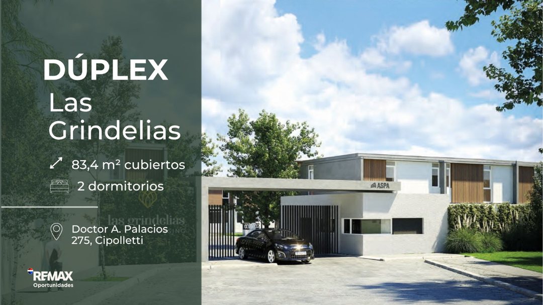 DUPLEX EN COMPLEJO LAS GRINDELIAS CIPOLLETTI
