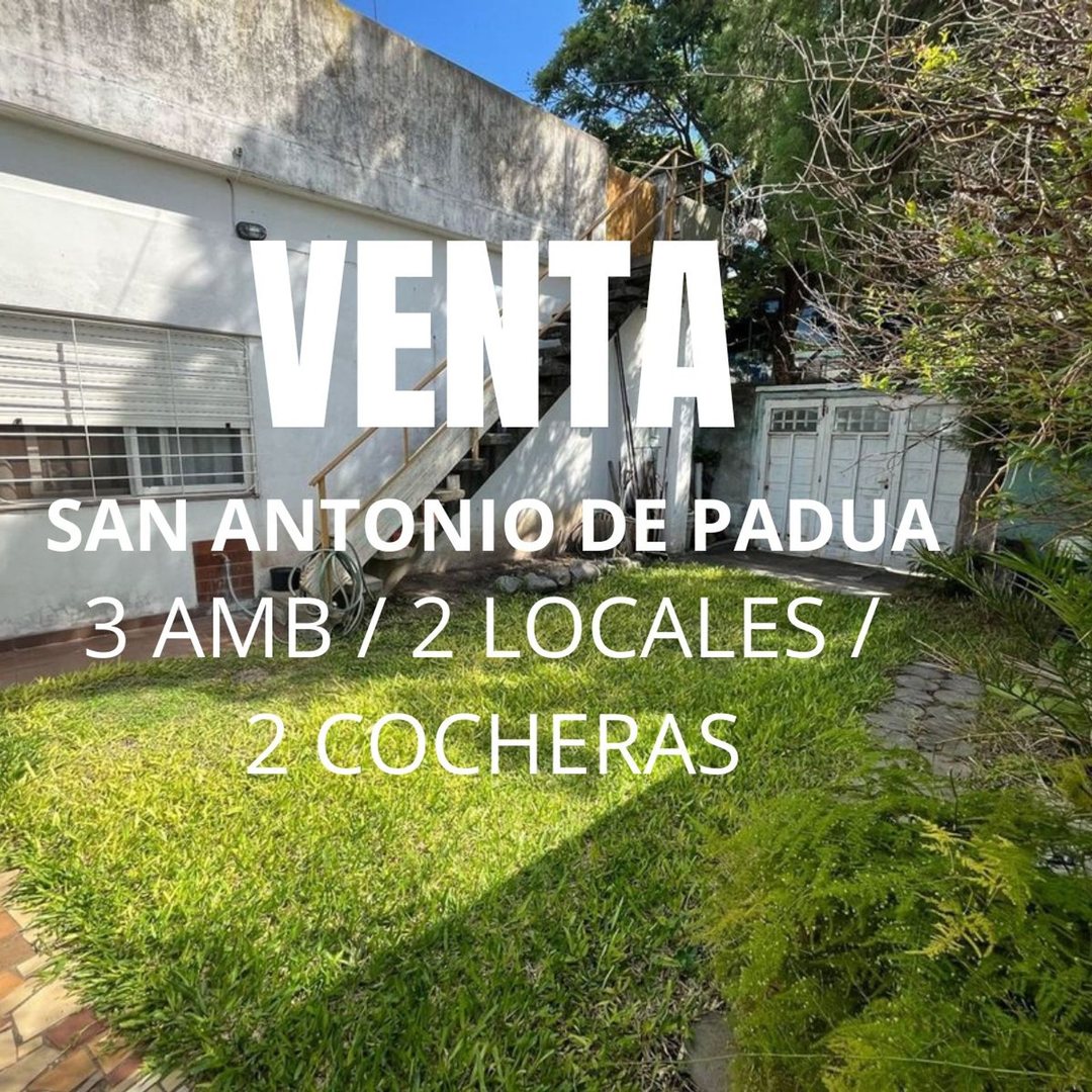 CASA 4 AMB + 2 LOCALES+ 2 COCHERAS