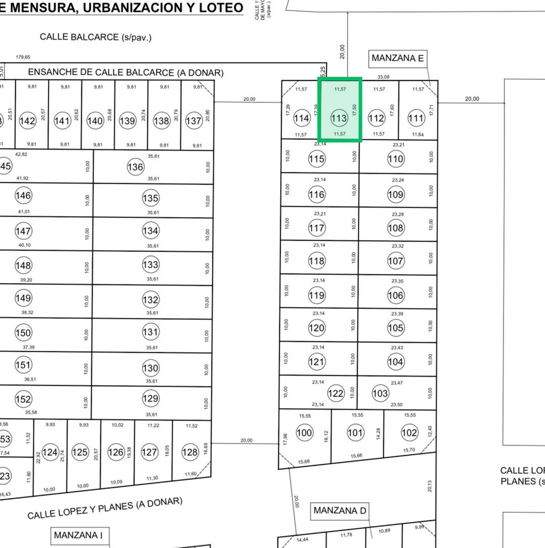 LOTE 113 DE NUEVO SEPTIEMBRE SANTO TOME - 200m2