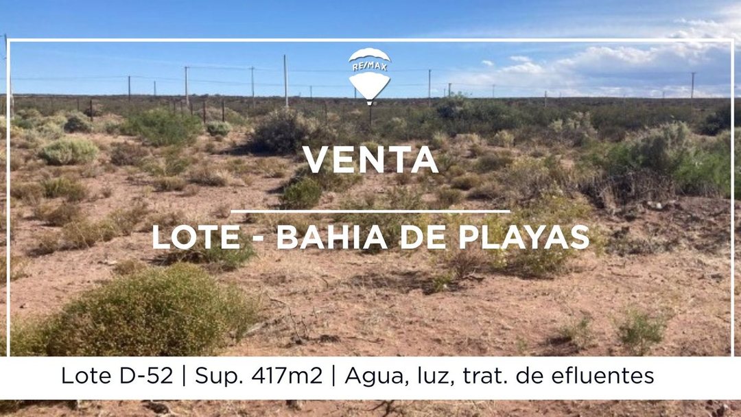 VENTA LOTE BAHIA DE PLAYAS