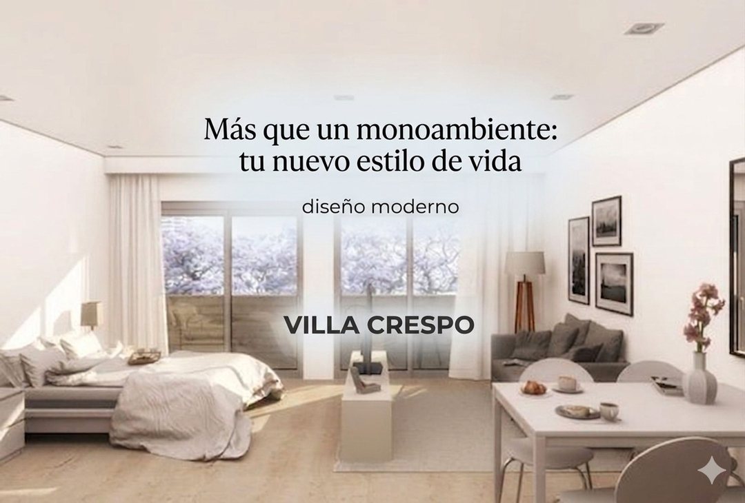 VENTA MONOAMBIENTE VILLA CRESPO COCHERA Y BAULERA