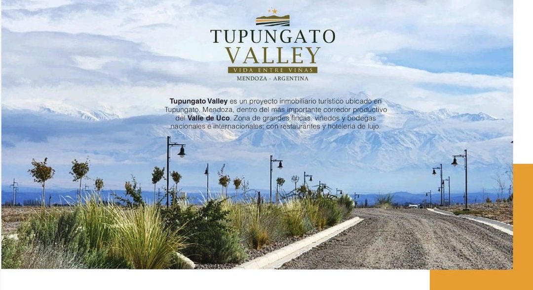 Lote de 3000 mts2 en Tupungato Valley