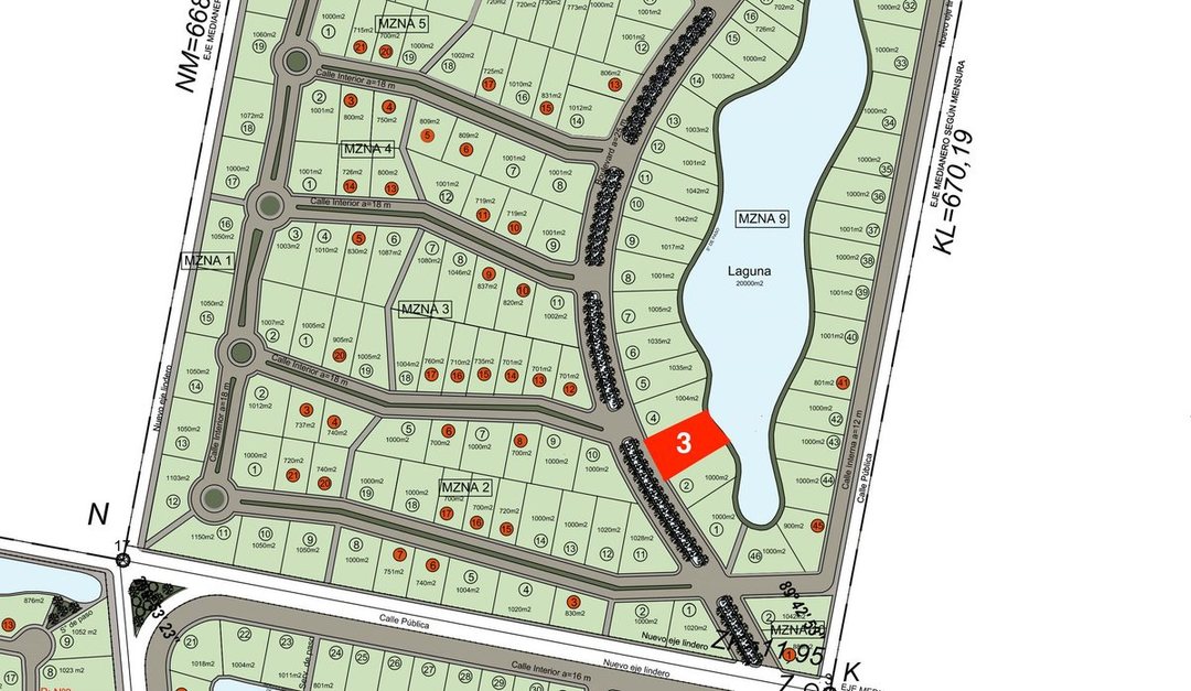 TERRENO EN VENTA, SOBRE BOULEVARD, FRENTE AL LAGO