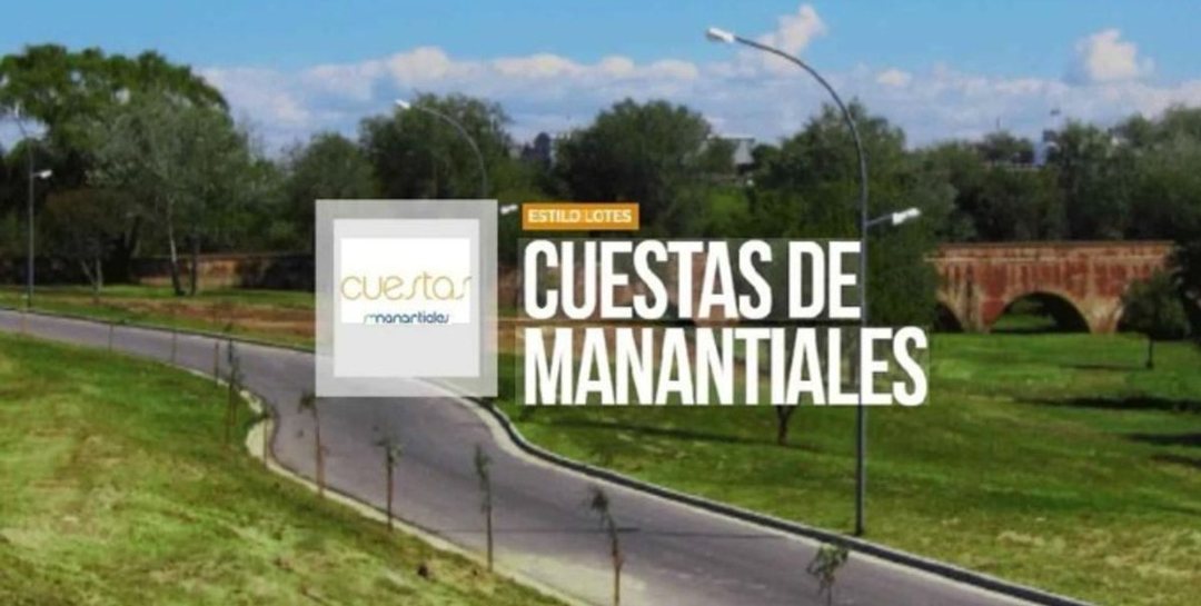 VENTA TERRENO EN CUESTAS DE MANANTIALES
