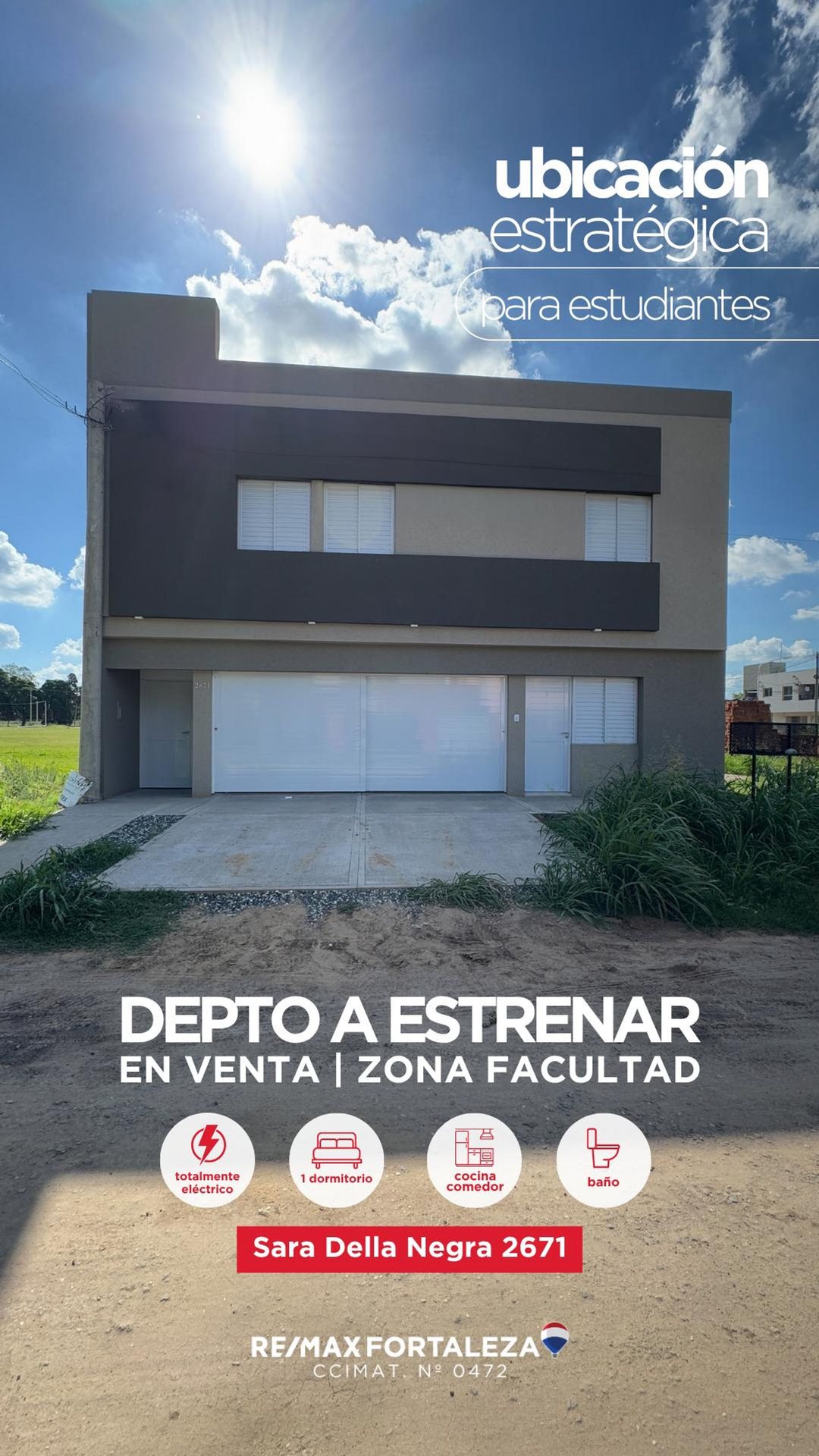 Venta dpto zona Facultad - Esperanza